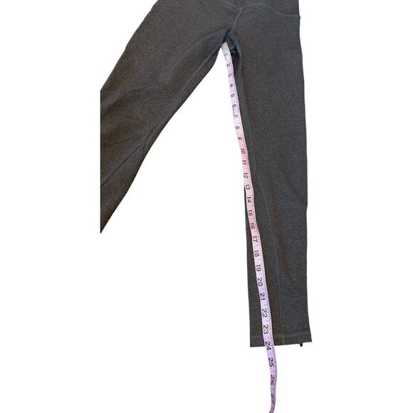 Alo Charcoal Gray Zip Ankle 7/8 Mid Rise Leggings Size XS Excellent Condition - Picture 6 of 12